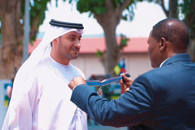 CAR President honours UAE company CEO with Commander of Order of Central African Merit
