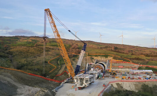  Preparations for the start-up of Partenope, the largest TBM Webuild has operating in Europe