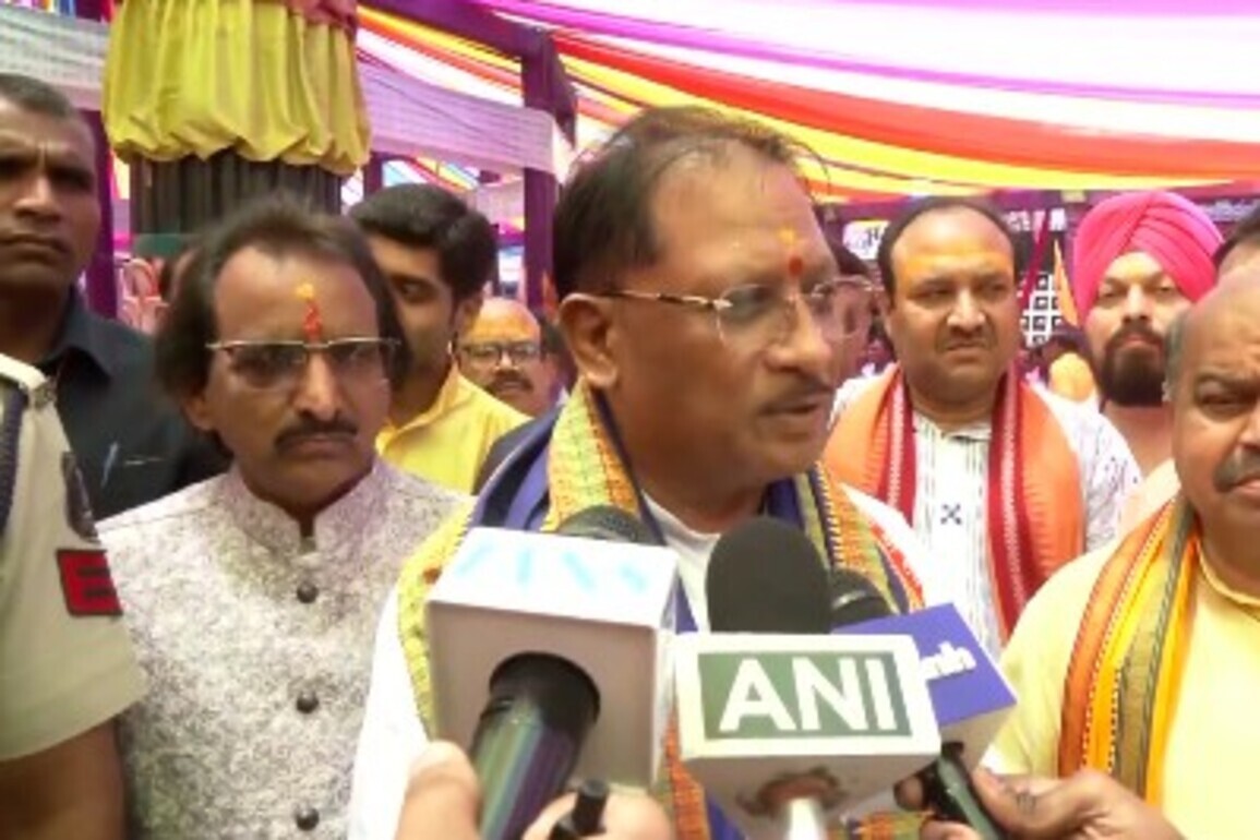 Chhattisgarh CM Vishnu Deo Sai offers prayers at Jagannath Temple in Raipur