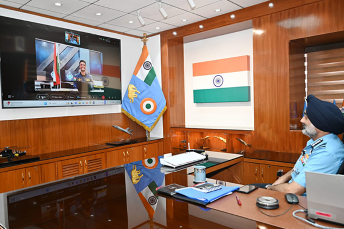 Air Chief Marshal AP Singh wishes Group Captain Shubahanshu Shukla ahead of Axiom-4 space mission