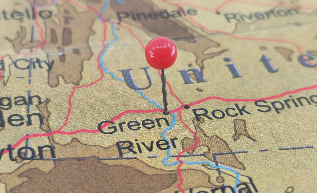 Wyoming's soda ash mining is centred around Green River Credit: OJUP, via Shutterstock