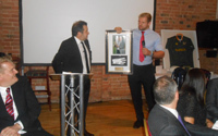 Rugby stars help Plumb and Parts Center raise £14,000 for charity