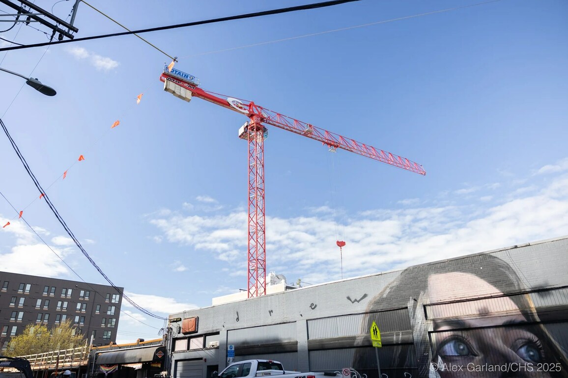 There is a spring 2025 construction crane busy over Capitol Hill - CHS Capitol Hill Seattle News