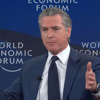 California Governor Gavin Newsom rebuts Trump at Davos, calls tariffs "regressive tax"