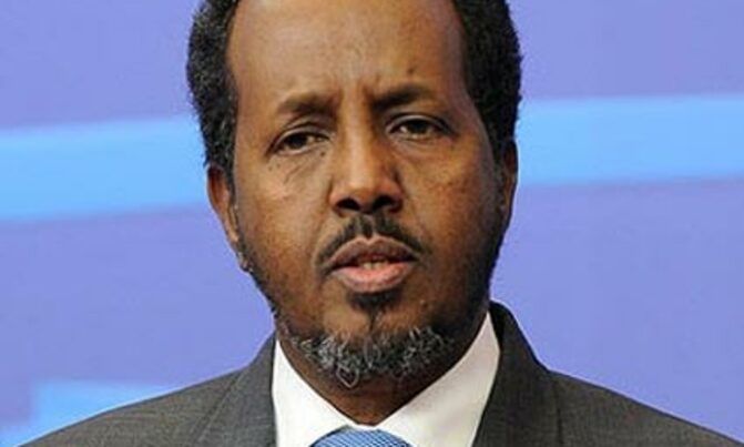 Somali President in Uganda Somali President in Uganda