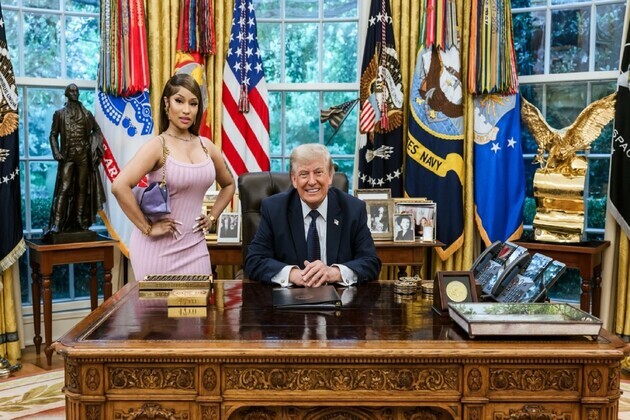 "White House Barbie" Nicki Minaj meets Trump at Trump Accounts kickoff event
