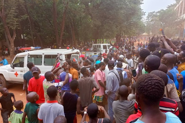 CENTRAL AFRICAN REPUBLIC-BANGUI-HIGH SCHOOL-STAMPEDE