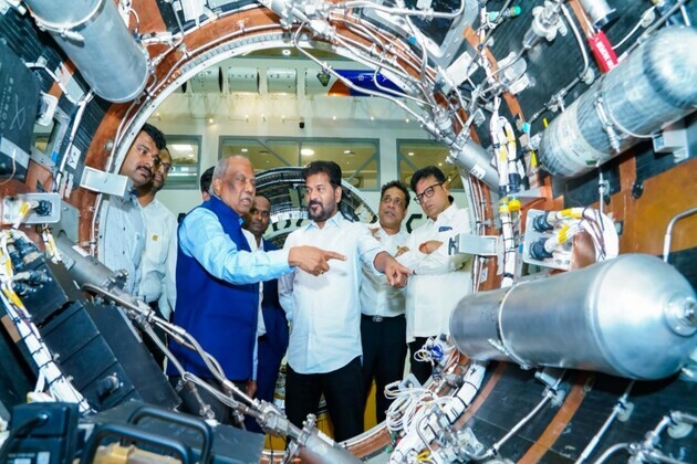 "Telangana poised to become global aerospace leader": CM Revanth Reddy flags off Skyroot Aerospace's Vikram-1