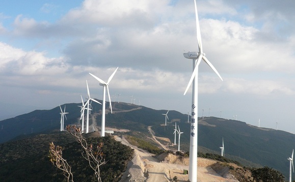 China's highest wind farm in Yunnan Province