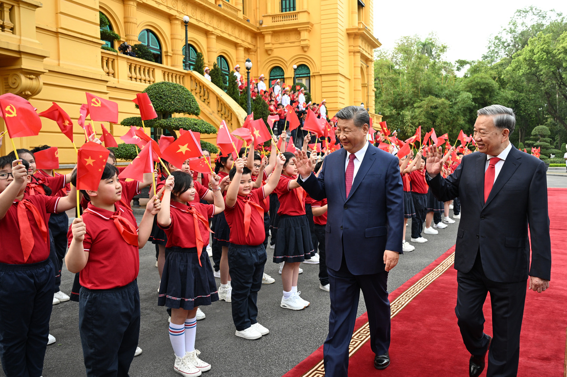 VIETNAM-HANOI-TO LAM-CHINA-XI JINPING-WELCOME CEREMONY