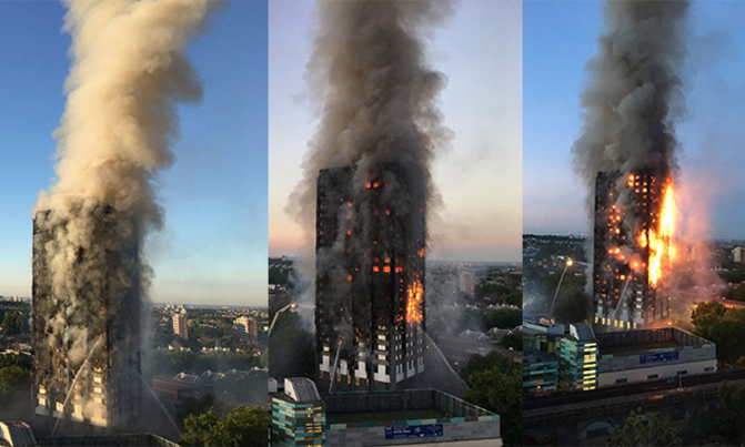 At least 17 dead in London tower block fire At least 17 dead in London tower block fire