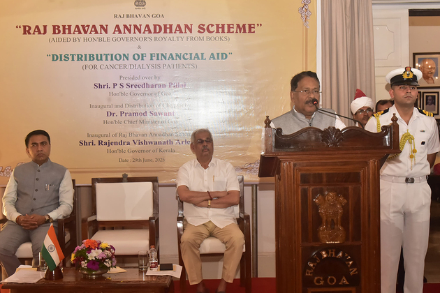 Raj Bhavan Annadhan scheme launched in Goa by Kerala Governor Arlekar