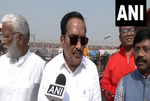 "PM Modi prioritised cleaning Ganga": Union Minister CR Patil visits Mahakumbh