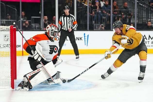 Behind Travis Konecny's 2 goals, Flyers edge Knights, end skid