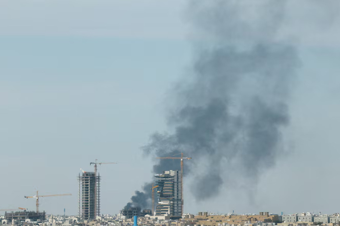 Saudi forces intercept ballistic missile and drones targeting Riyadh; no damage reported