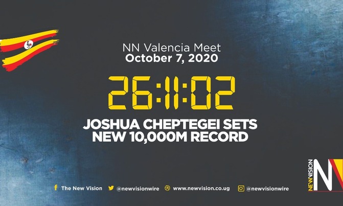 NEWS PODCAST at NOON - Oct 8 Cheptegei sets new 10,000m world record NEWS PODCAST at NOON - Oct 8 Cheptegei sets new 10,000m world record