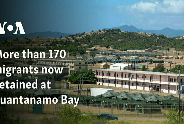 More than 170 migrants now detained at Guantanamo Bay