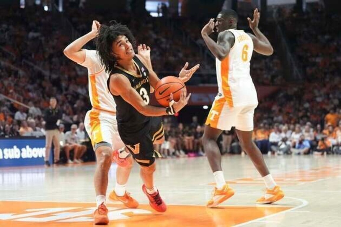 No. 24 Vanderbilt rides sharp shooting to series split with No. 23 Tennessee