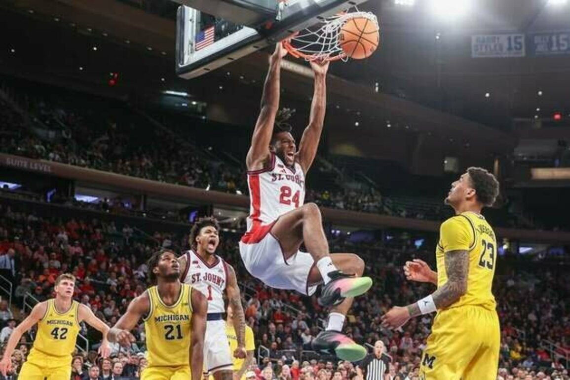 Zuby Ejiofor, No. 5 St. John's take aim at Quinnipiac in opener