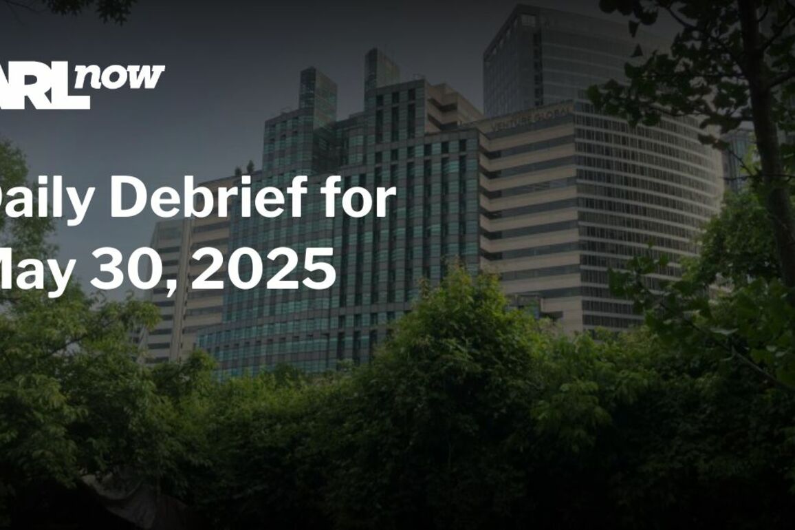 ARLnow Daily Debrief for May 30, 2025