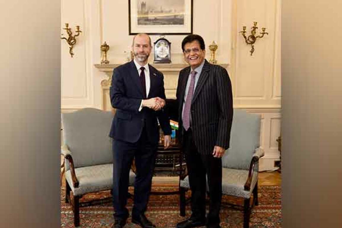 Piyush Goyal, UK's Secy of State for Business and Trade Reynolds hold talks to advance negotiations for FTA