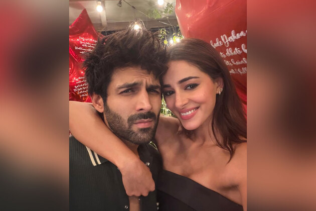 Ananya Panday drops goofy birthday message for her ''Tu Meri Main Tera Main Tera Tu Meri' co-star Kartik Aaryan