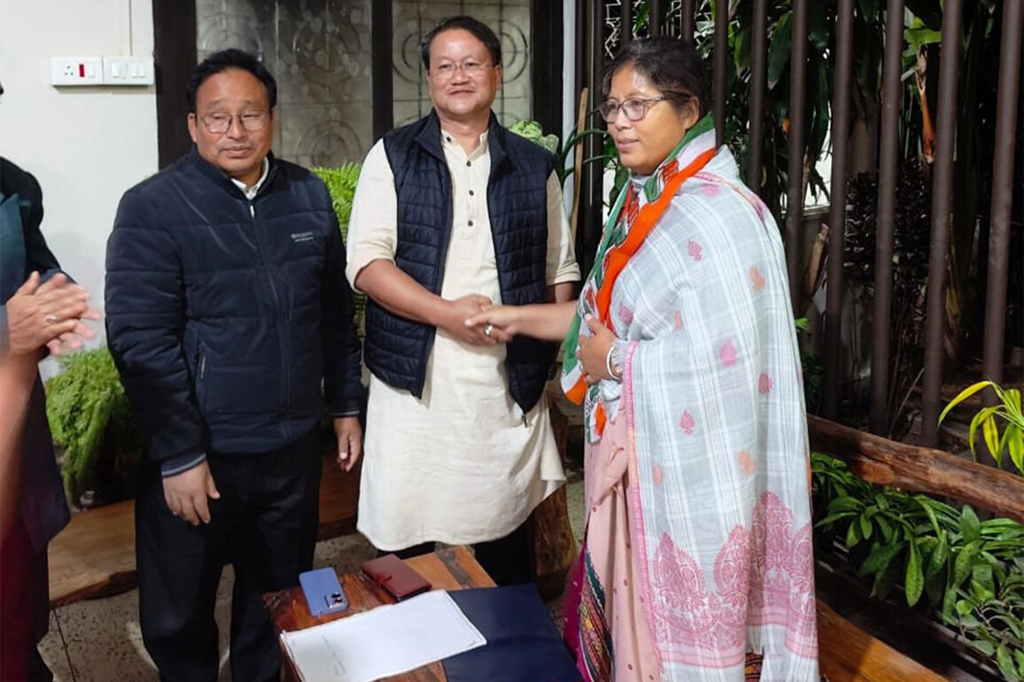 Assam Minister Nandita Gorlosa joins Congress after BJP denies ticket
