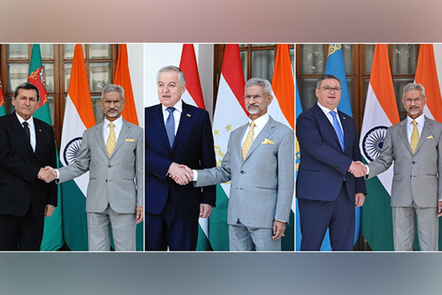 EAM Jaishankar meets Foreign Ministers of Kazakhstan, Turkmenistan and Tajikistan in Delhi