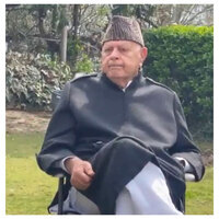 Farooq Abdullah meets NC workers in Srinagar after narrow escape from assassination attempt