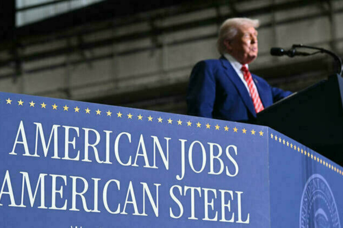 Trump says US will double steel and aluminium tariffs to 50 percent