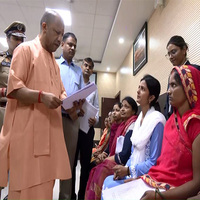 Uttar Pradesh: CM Yogi holds 'Janata Darshan' in Varanasi; addresses grievances of over 100 Kashi residents