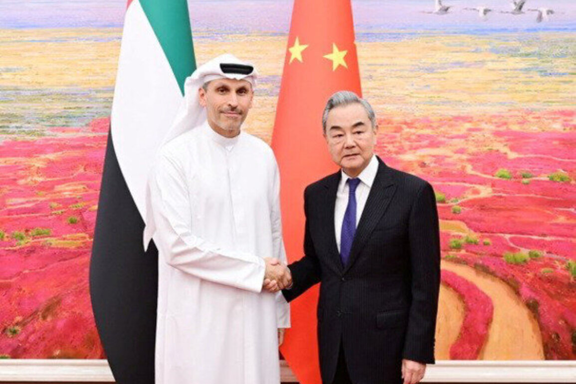 On sidelines of Abu Dhabi Crown Prince's visit, UAE President's Special Envoy to China meets Chinese Foreign Minister