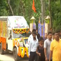 Odisha: People pay respects to mortal remains of Pahalgam attack victim Prashant Satpathy in Balasore vilage