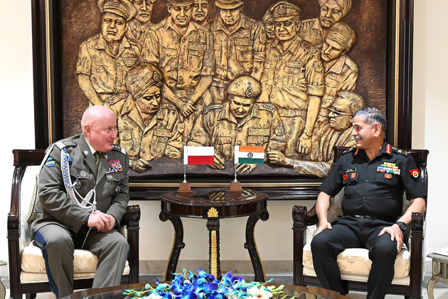 COAS Gen Dwivedi, Polish counterpart discuss strengthening defence cooperation at UNTCC in Delhi
