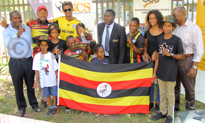 Motocross team flagged off Motocross team flagged off