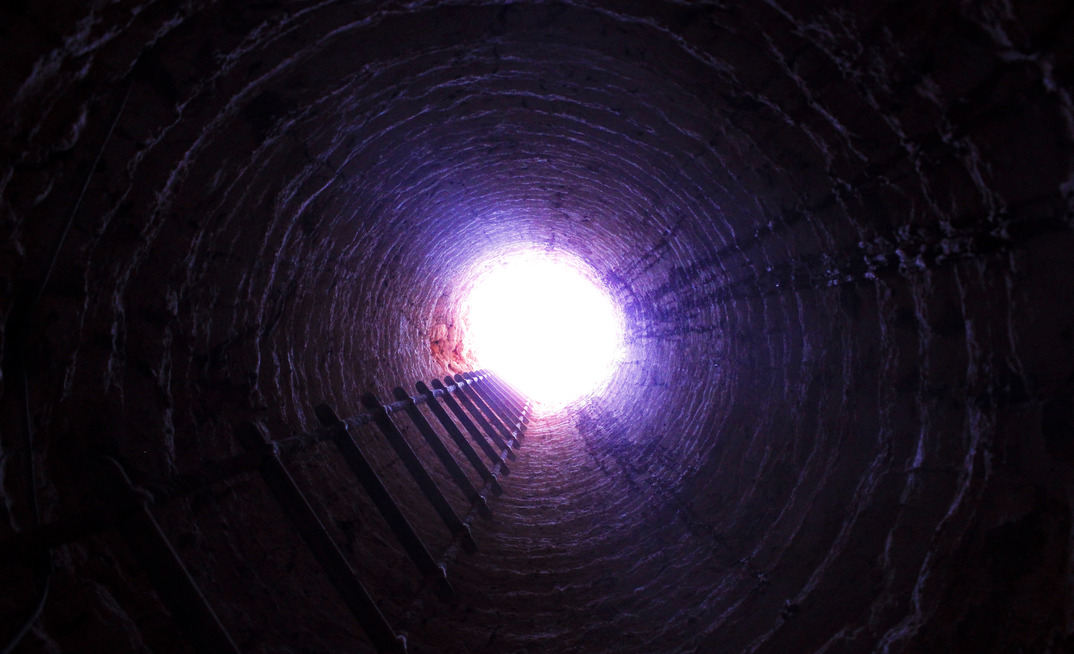 The shaft at Lucky Friday extends one mile below surface. Photo: Kathi Hinz