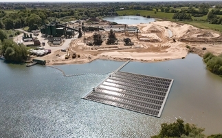 'A significant moment': UK's latest floating solar farm powers up at Cheshire quarry