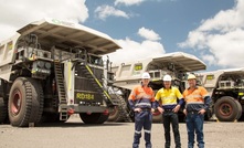 The handover of the Liebherr Peak Downs ultra-class trucks. 