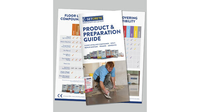 Setcrete product and floor preparation guide optimises product selection