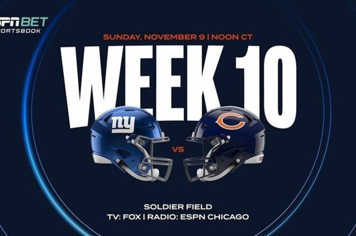 How to watch, listen to, stream Bears-Giants Week 10 game
