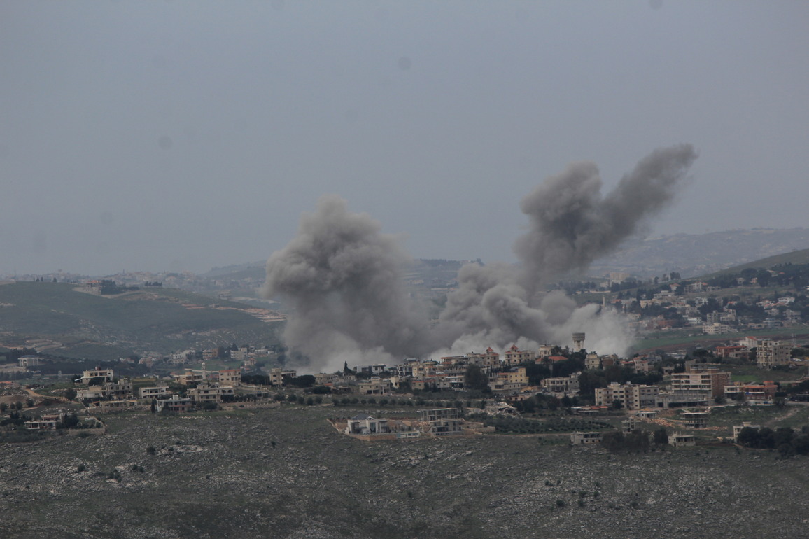 LEBANON-KFAR TEBNIT-ISRARL-ATTACKS