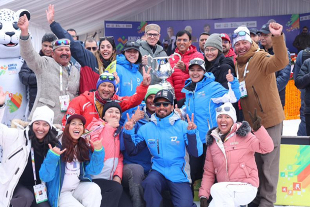 Mansukh Mandaviya attends KIWG closing ceremony, announces converting Gulmarg into Centre of Excellence for winter sports