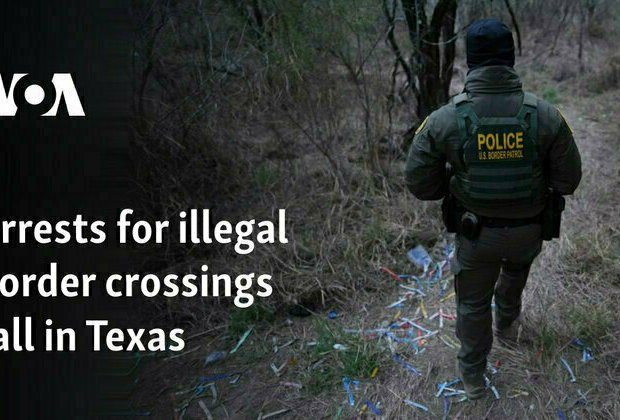 Arrests for illegal border crossings fall in Texas