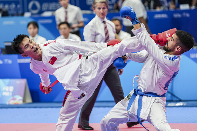 (SP)CHINA-CHENGDU-THE WORLD GAMES 2025-KARATE-MEN-KUMITE -60KG POOL ROUND(CN)