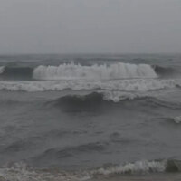 Sea turns fierce at Chennai's Marina Beach as Northeast Monsoon triggers rough waves and strong winds