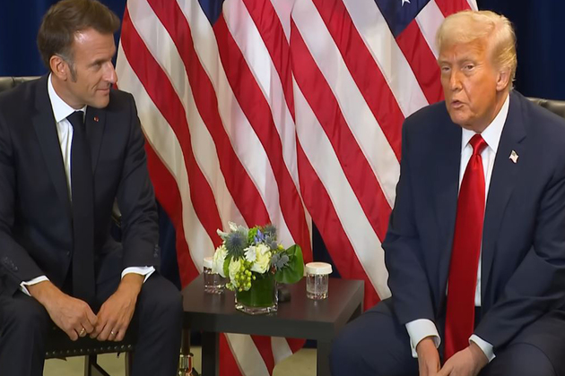 "I'm waiting in the street": Macron stuck due to presidential convoy in New York, calls Trump