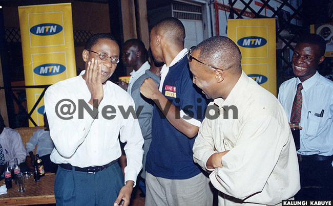  pril 2003 eter ematimba and ggrey agonyera at a campaign launct at 7 ooper oad