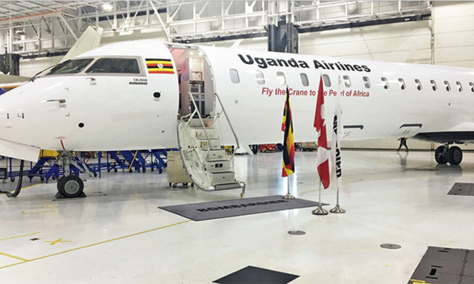 First two Uganda Airlines planes arrive First two Uganda Airlines planes arrive