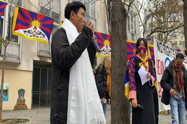 Six Tibetan rights groups organize protest in Paris against Beijing 2022 Winter Olympics