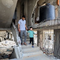 MIDEAST-GAZA-BEIT LAHIA-CHILD